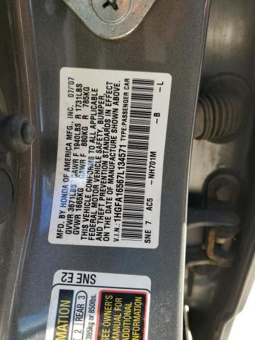 Photo 11 VIN: 1HGFA16567L134571 - HONDA CIVIC 