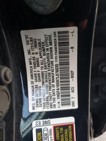 Photo 11 VIN: 1HGFA16597L076035 - HONDA CIVIC LX 