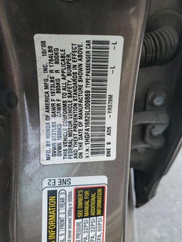 Photo 11 VIN: 1HGFA16829L009869 - HONDA CIVIC 