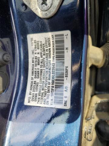 Photo 11 VIN: 1HGFA16836L022643 - HONDA CIVIC 