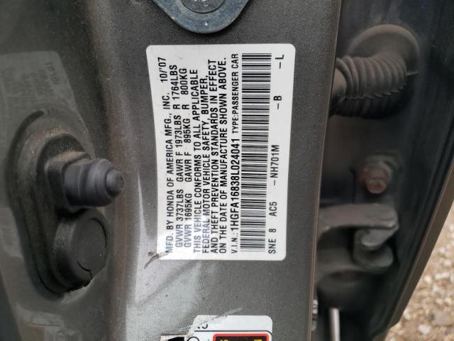 Photo 11 VIN: 1HGFA16838L024041 - HONDA CIVIC 