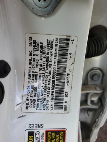 Photo 11 VIN: 1HGFA16838L090850 - HONDA CIVIC EX 