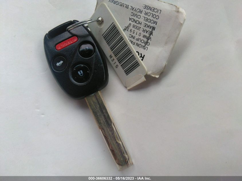 Photo 10 VIN: 1HGFA16858L015972 - HONDA CIVIC 