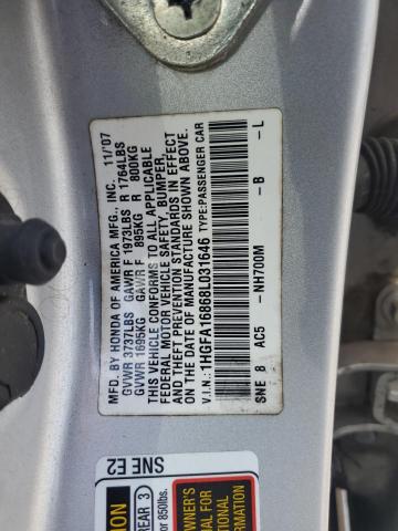 Photo 11 VIN: 1HGFA16868L031646 - HONDA CIVIC 