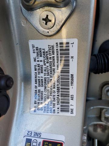 Photo 11 VIN: 1HGFA16887L053811 - HONDA CIVIC 