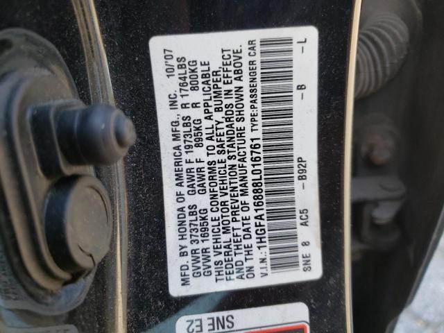 Photo 11 VIN: 1HGFA16888L016761 - HONDA CIVIC 