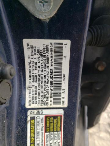 Photo 11 VIN: 1HGFA16896L023635 - HONDA CIVIC 