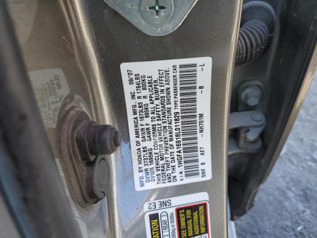 Photo 11 VIN: 1HGFA16918L011829 - HONDA CIVIC EXL 