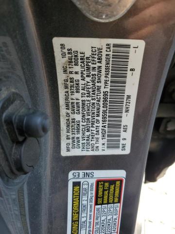 Photo 11 VIN: 1HGFA16959L009695 - HONDA CIVIC EXL 