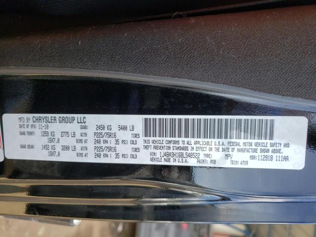 Photo 11 VIN: 1J4BA3H16BL548522 - JEEP WRANGLER U 