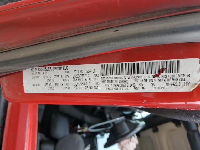 Photo 12 VIN: 1J4BA6D18BL611496 - JEEP WRANGLER 