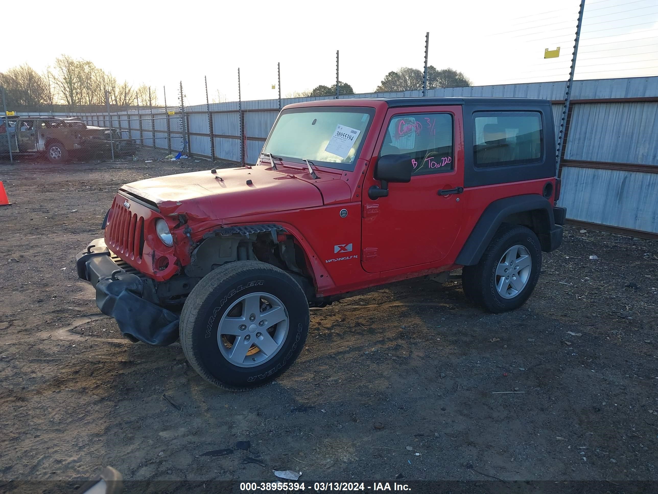 Photo 1 VIN: 1J4FA24158L601429 - JEEP WRANGLER 