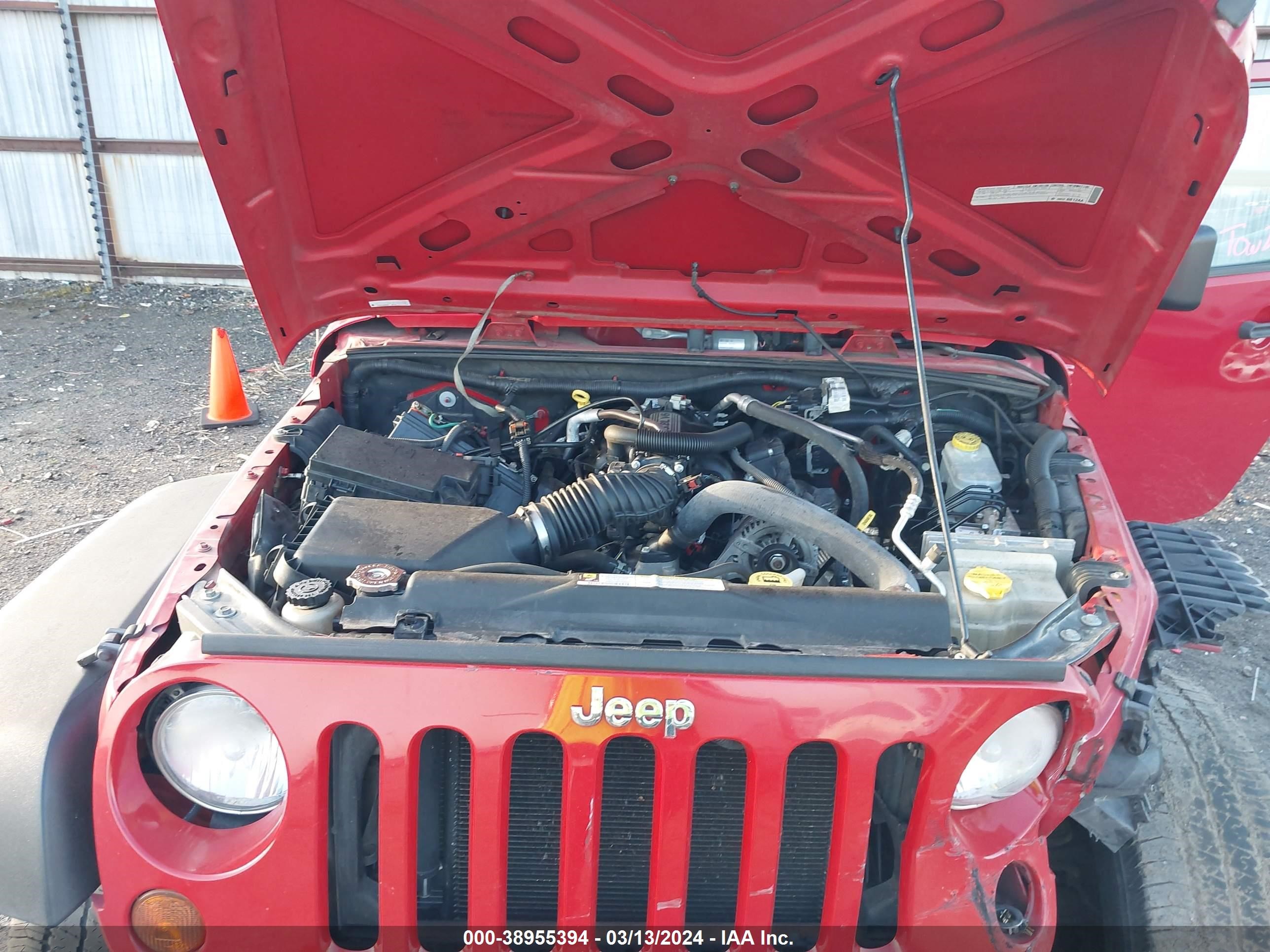 Photo 9 VIN: 1J4FA24158L601429 - JEEP WRANGLER 