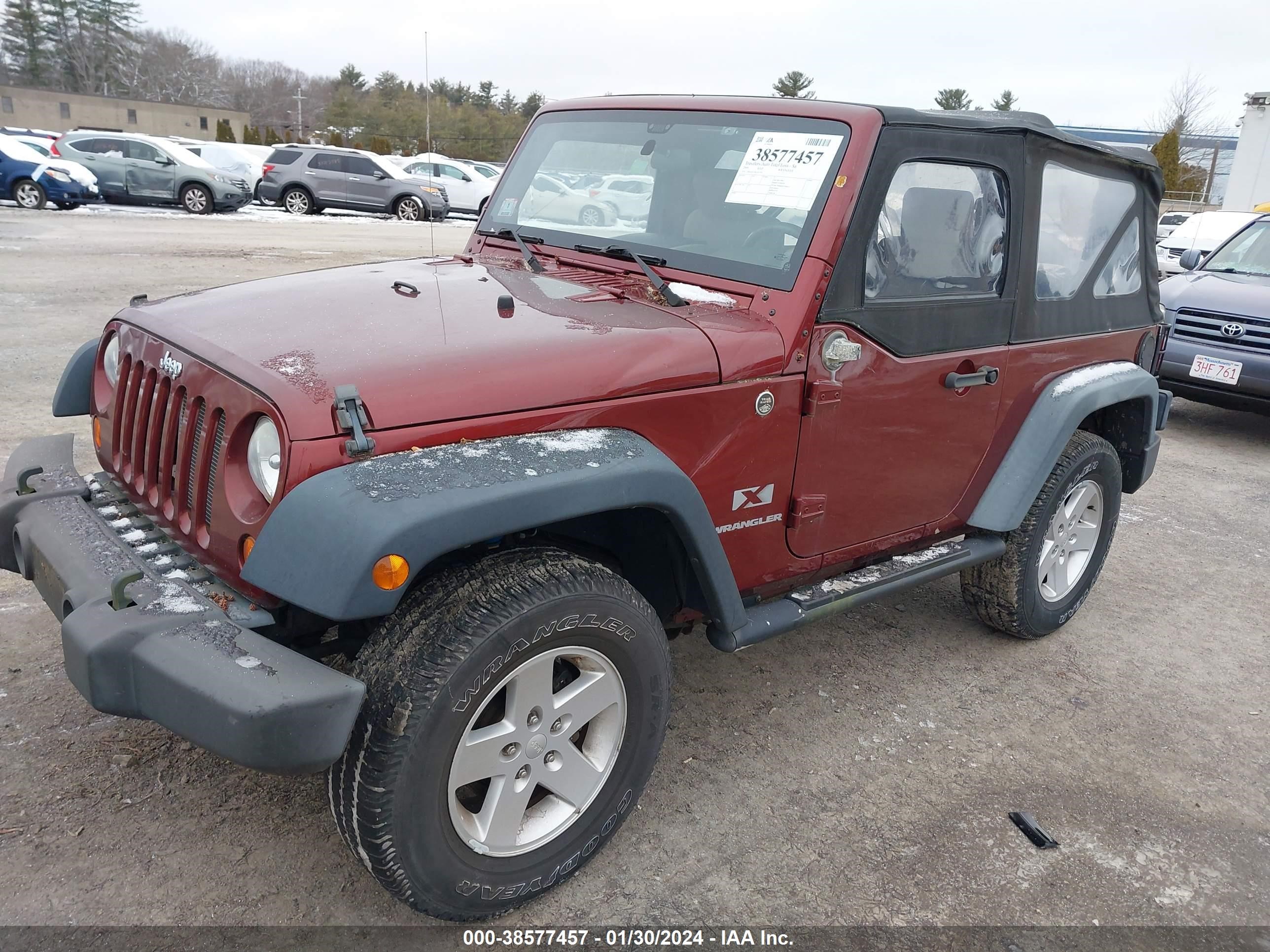 Photo 1 VIN: 1J4FA24158L635791 - JEEP WRANGLER 