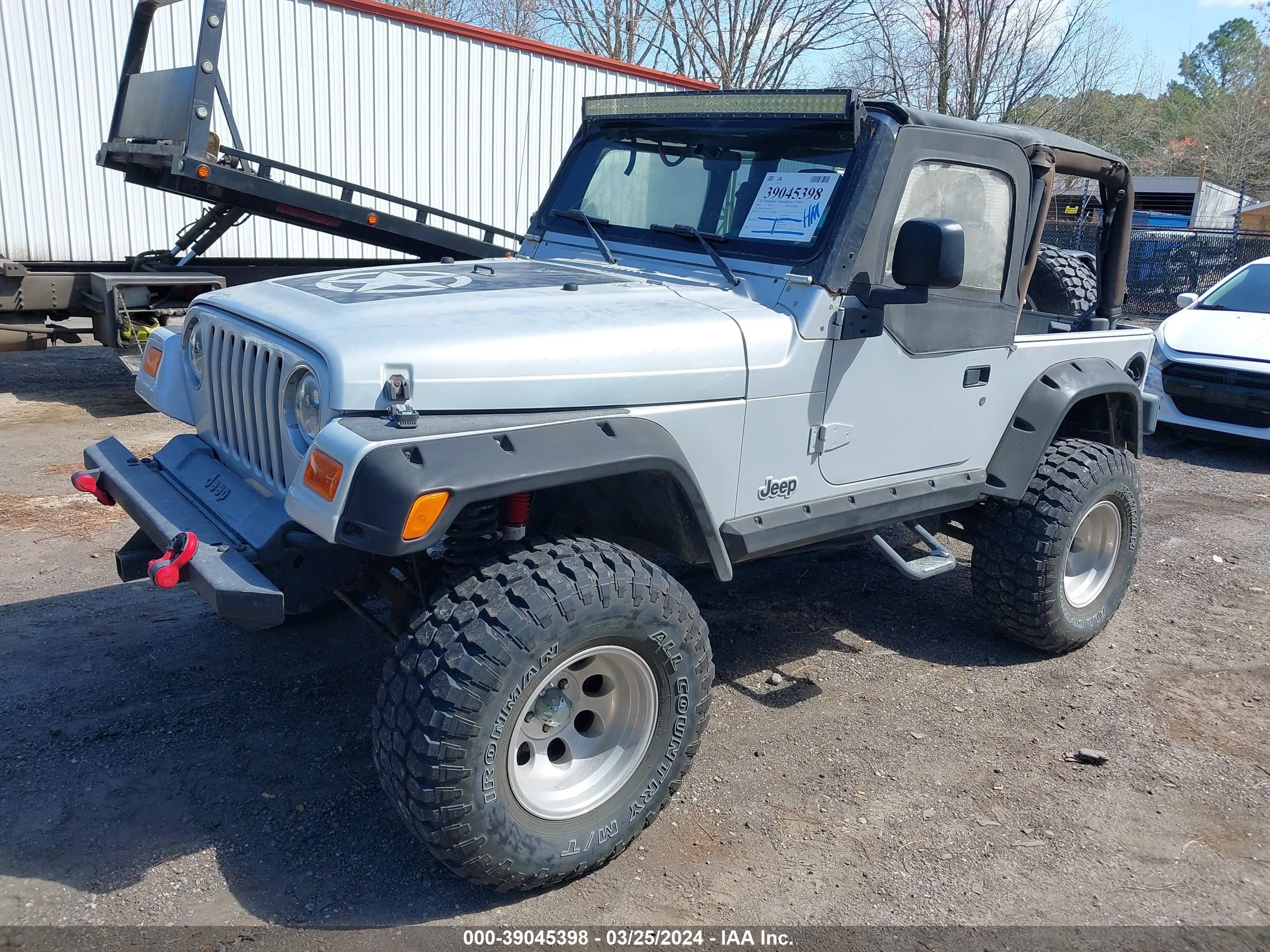 Photo 1 VIN: 1J4FA29183P334779 - JEEP WRANGLER 