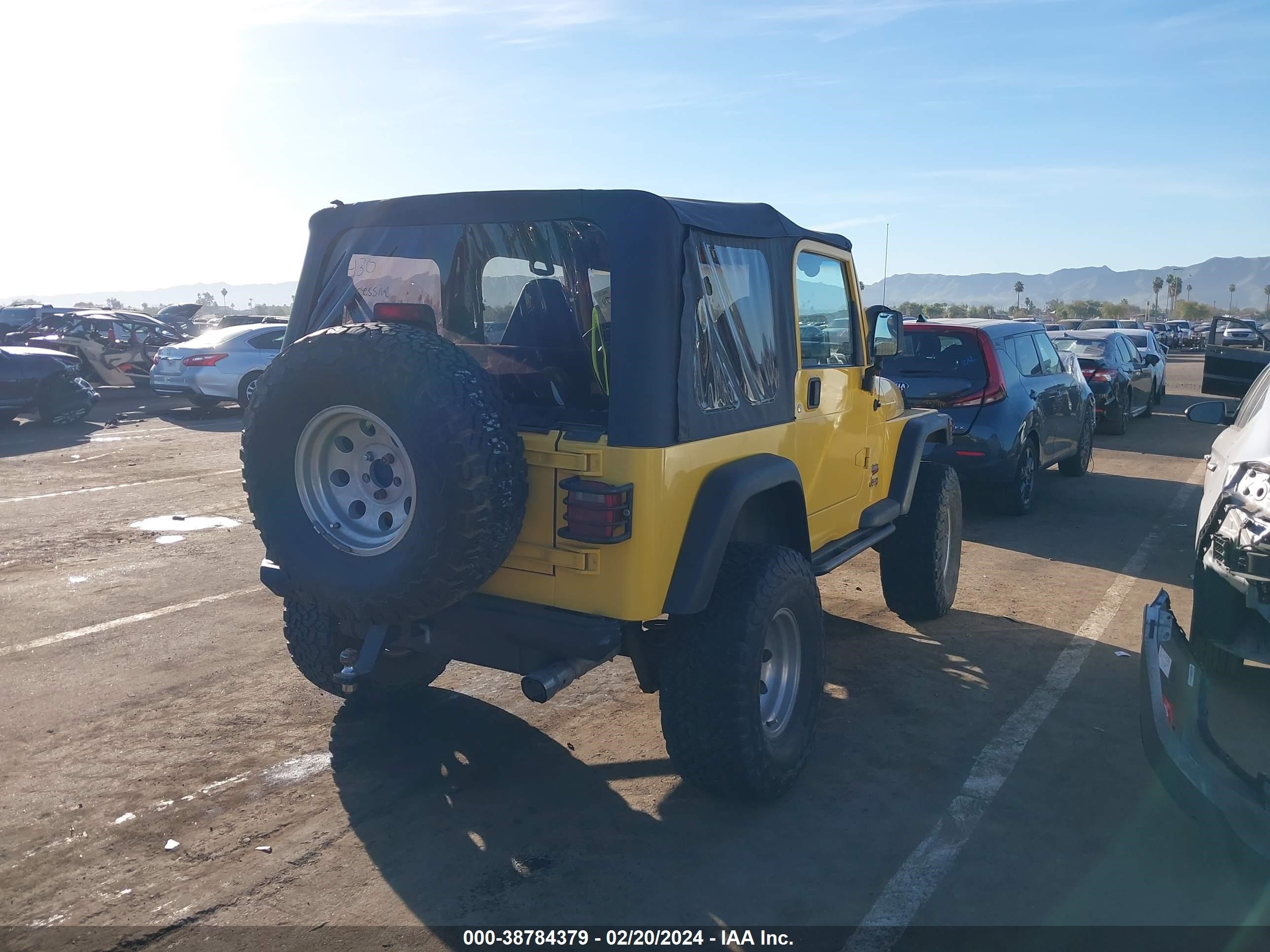 Photo 3 VIN: 1J4FA29PXYP767547 - JEEP WRANGLER 