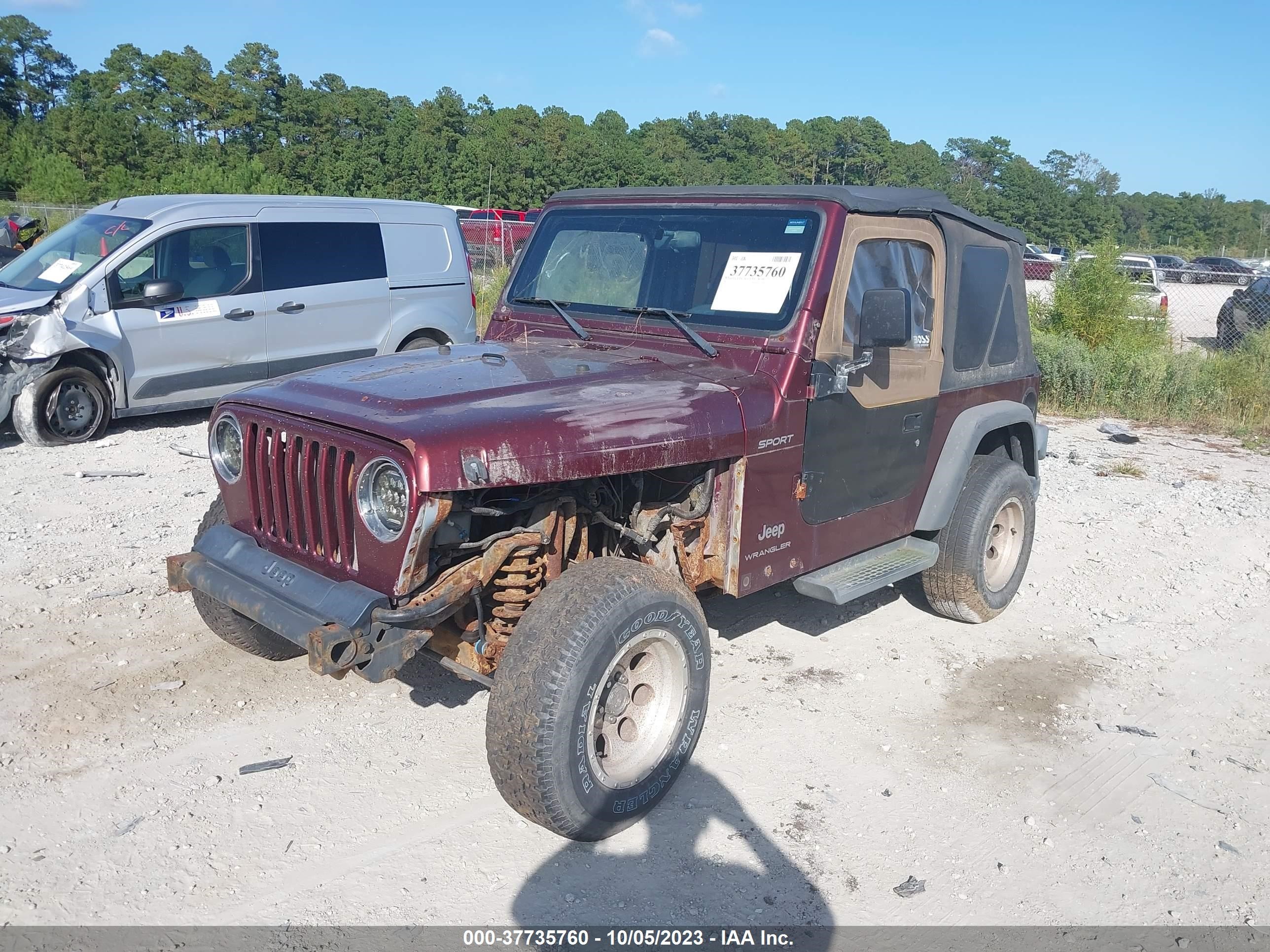 Photo 1 VIN: 1J4FA49S43P373227 - JEEP WRANGLER 