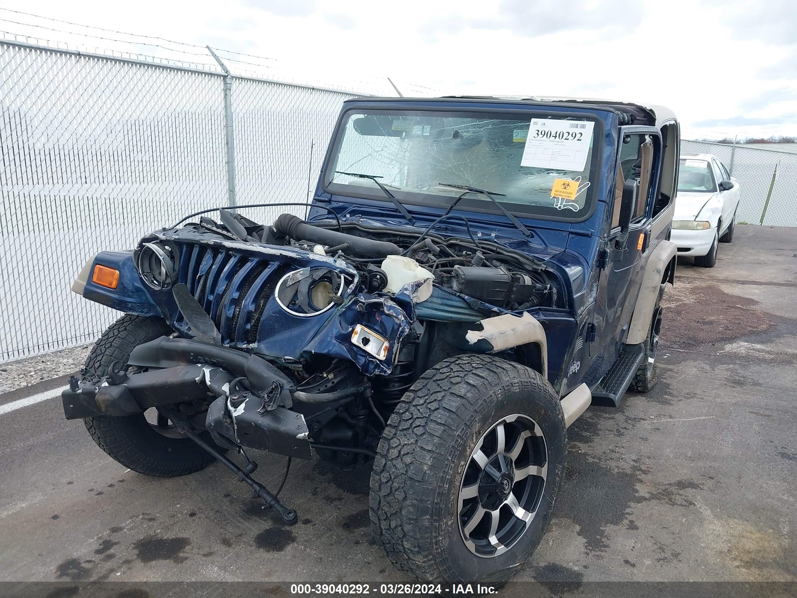 Photo 5 VIN: 1J4FA49S81P312475 - JEEP WRANGLER 