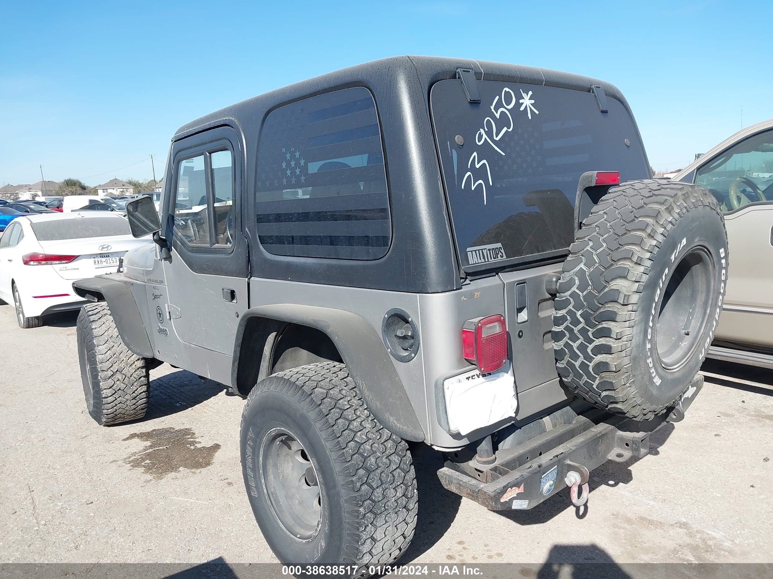 Photo 2 VIN: 1J4FA49S91P339250 - JEEP WRANGLER 