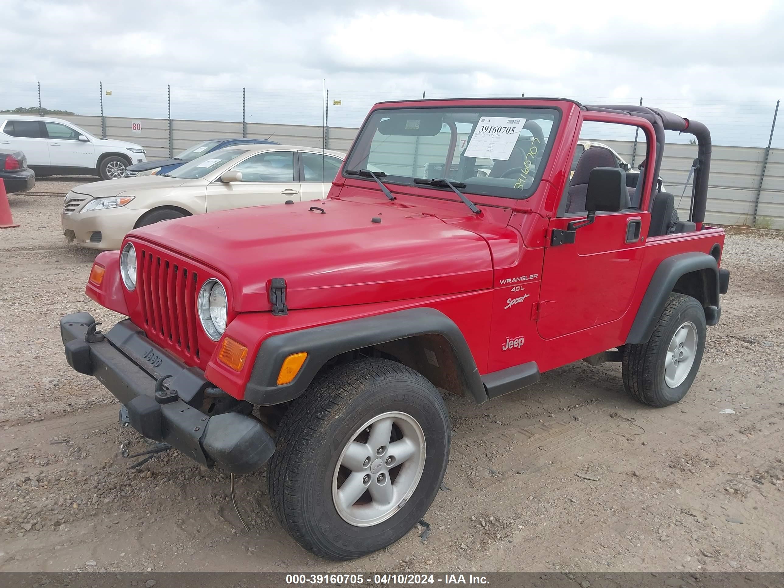 Photo 1 VIN: 1J4FA49S9YP773775 - JEEP WRANGLER 