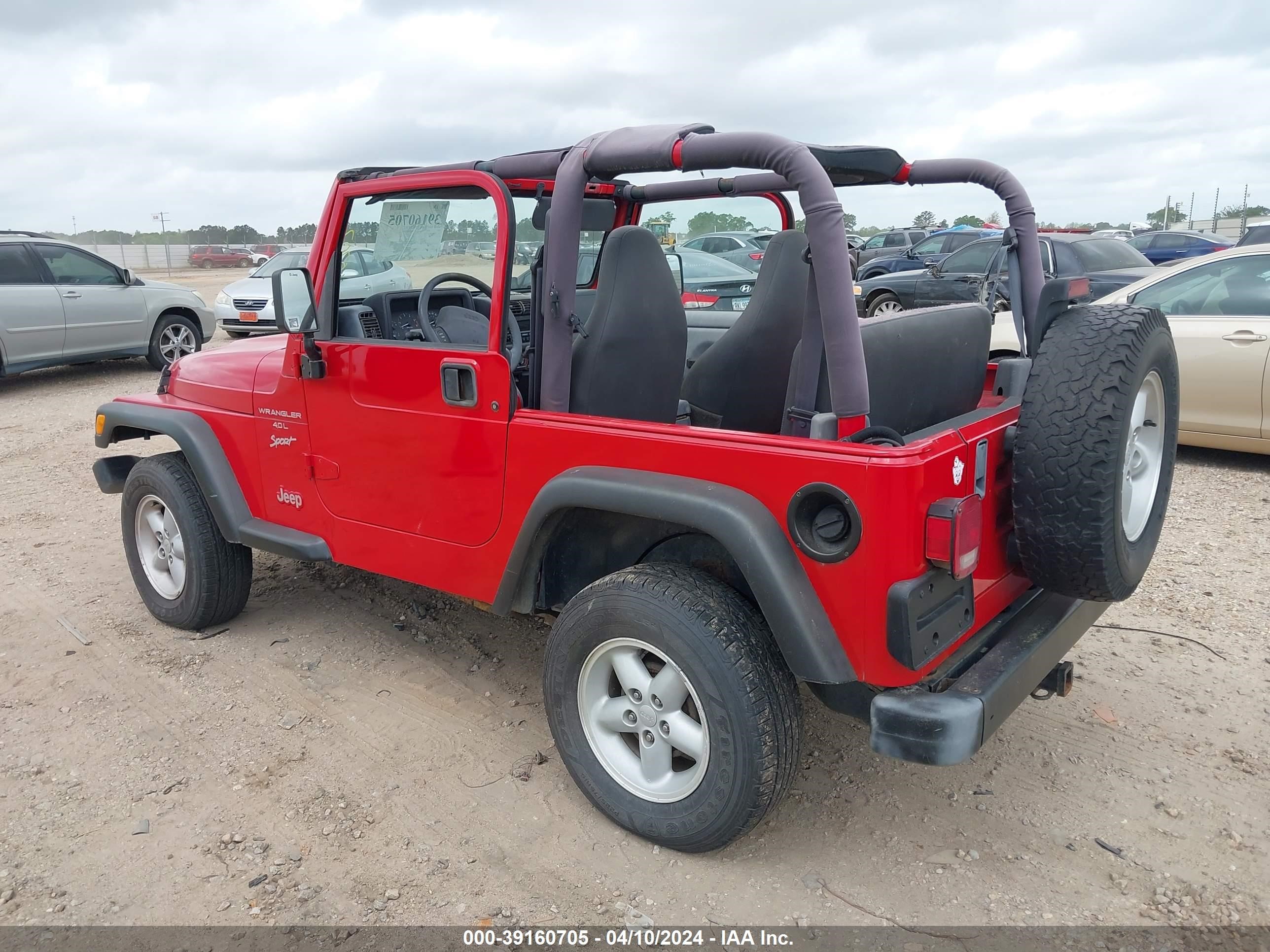 Photo 2 VIN: 1J4FA49S9YP773775 - JEEP WRANGLER 