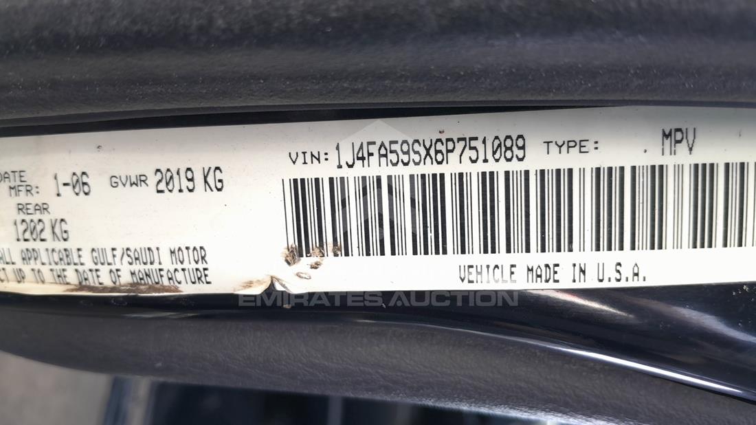 Photo 1 VIN: 1J4FA59SX6P751089 - JEEP WRANGLER 