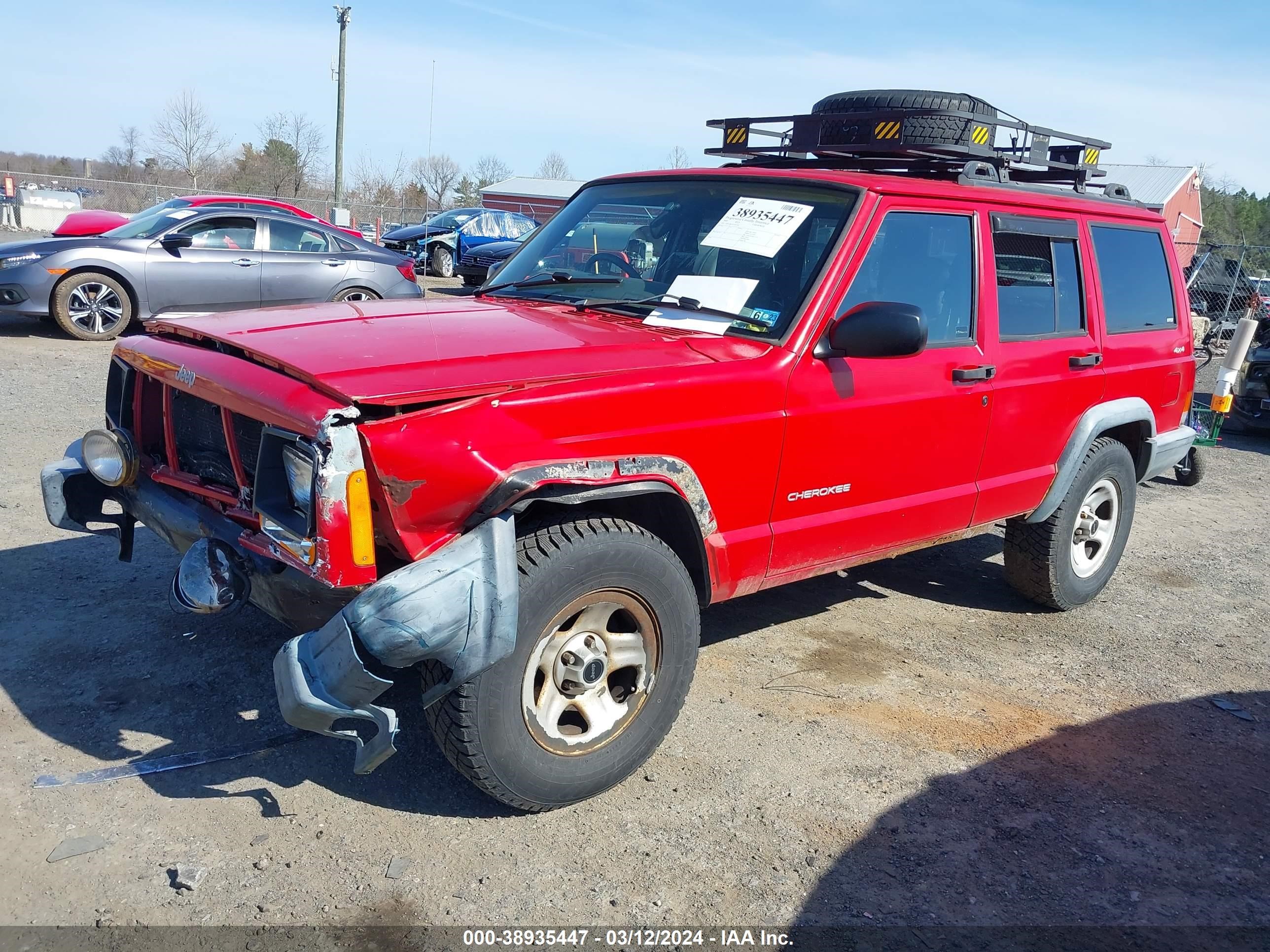 Photo 1 VIN: 1J4FN28S7YL551589 - JEEP CHEROKEE 