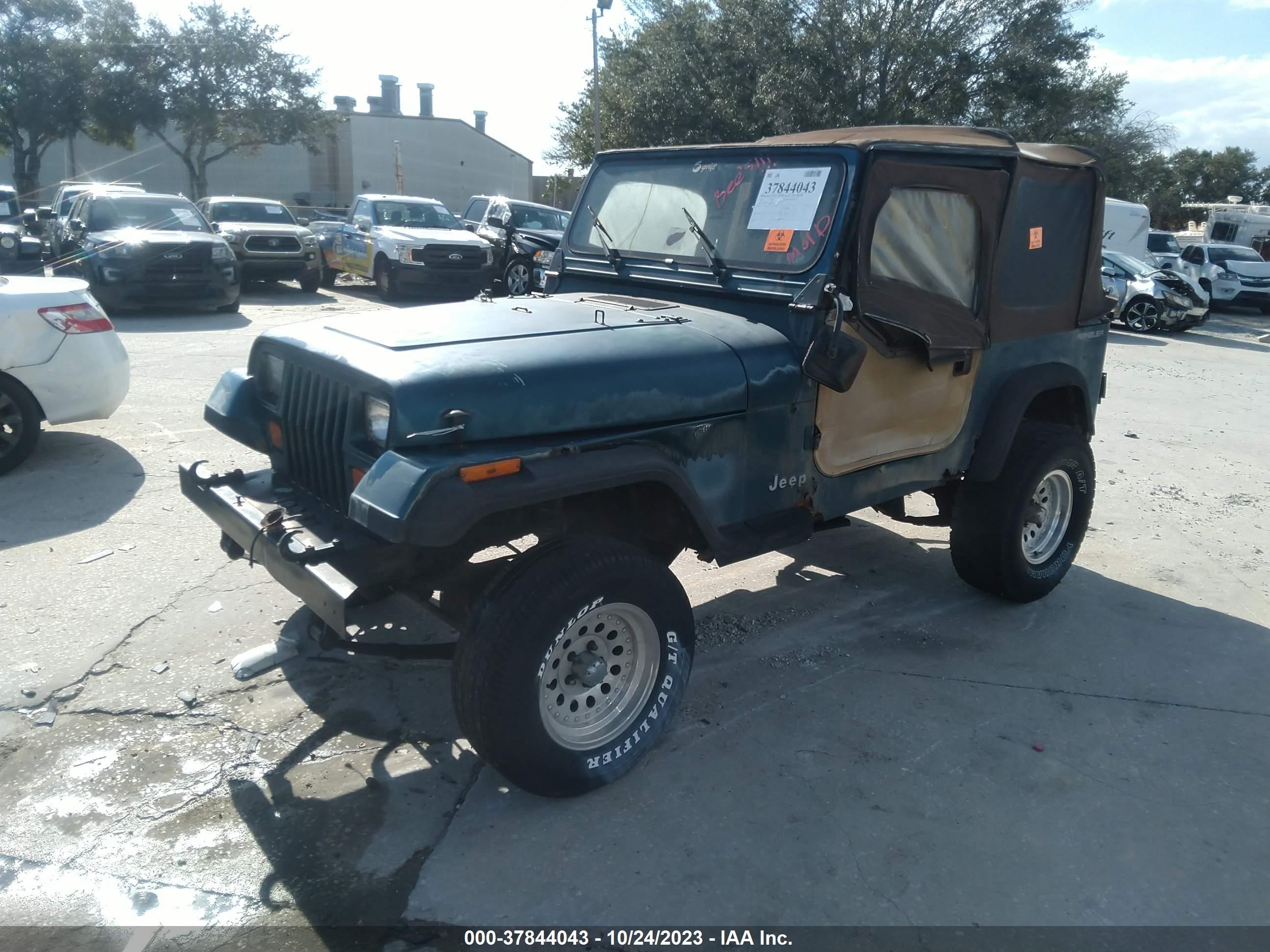 Photo 1 VIN: 1J4FY19P4SP228421 - JEEP WRANGLER 