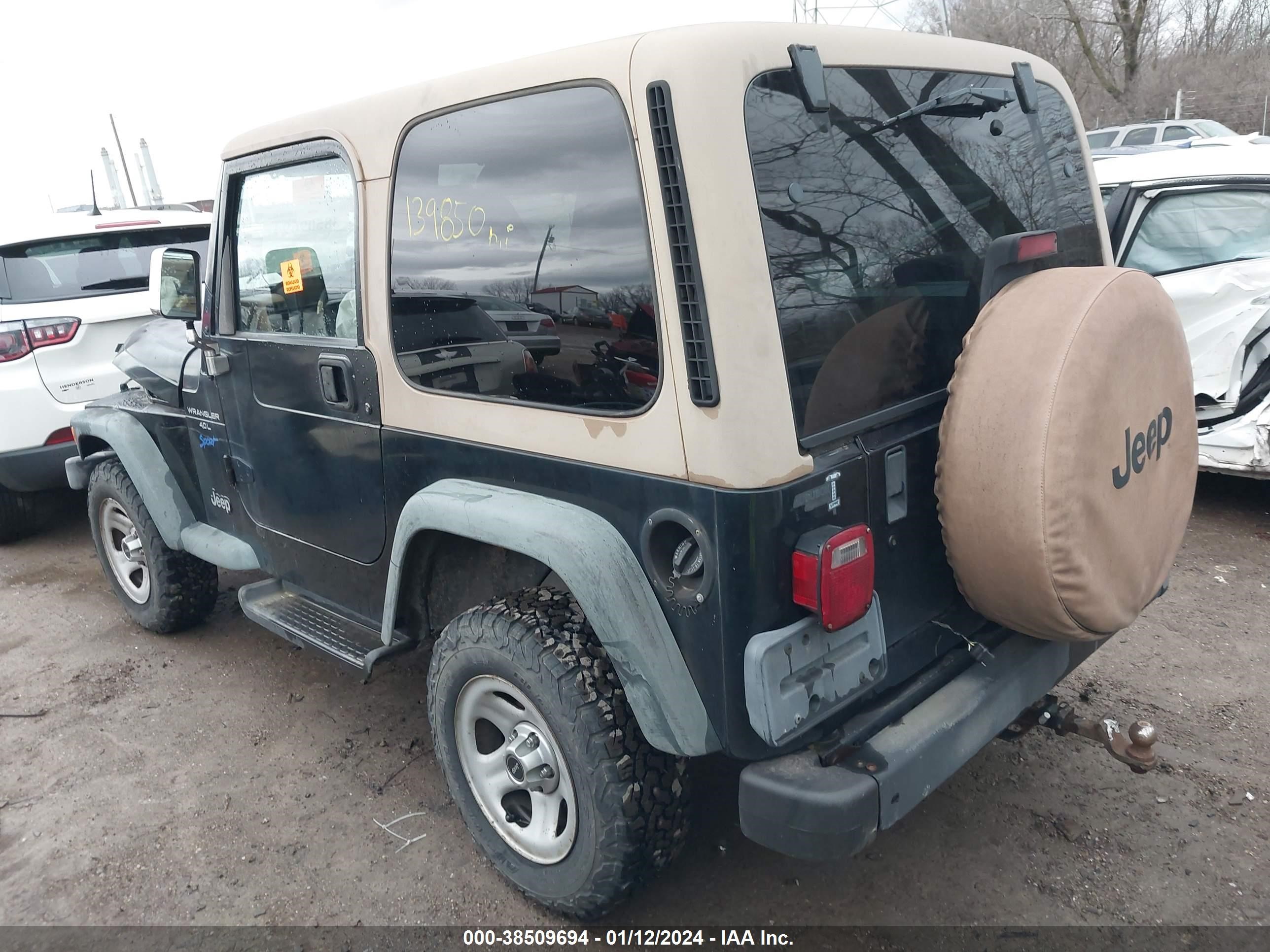 Photo 2 VIN: 1J4FY19S0WP707204 - JEEP WRANGLER 