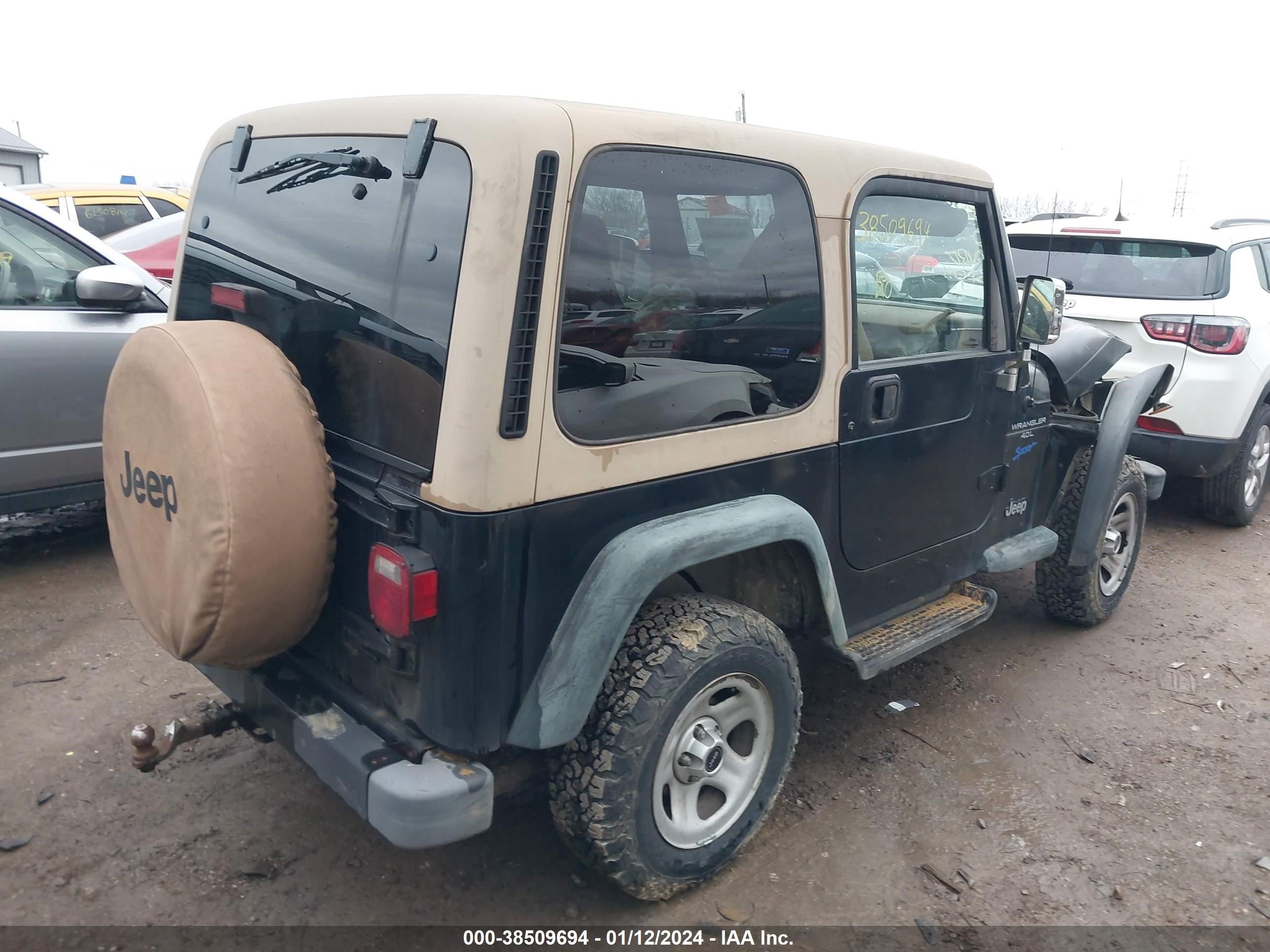 Photo 3 VIN: 1J4FY19S0WP707204 - JEEP WRANGLER 