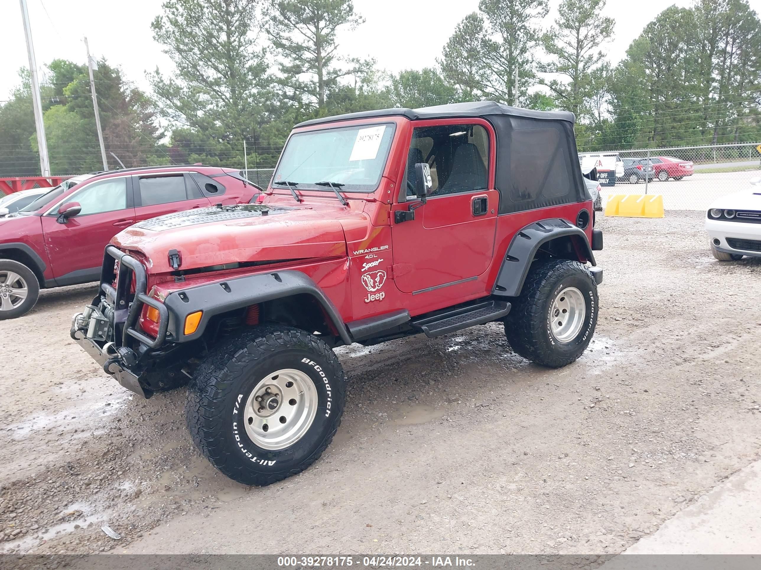 Photo 1 VIN: 1J4FY19S2WP742391 - JEEP WRANGLER 