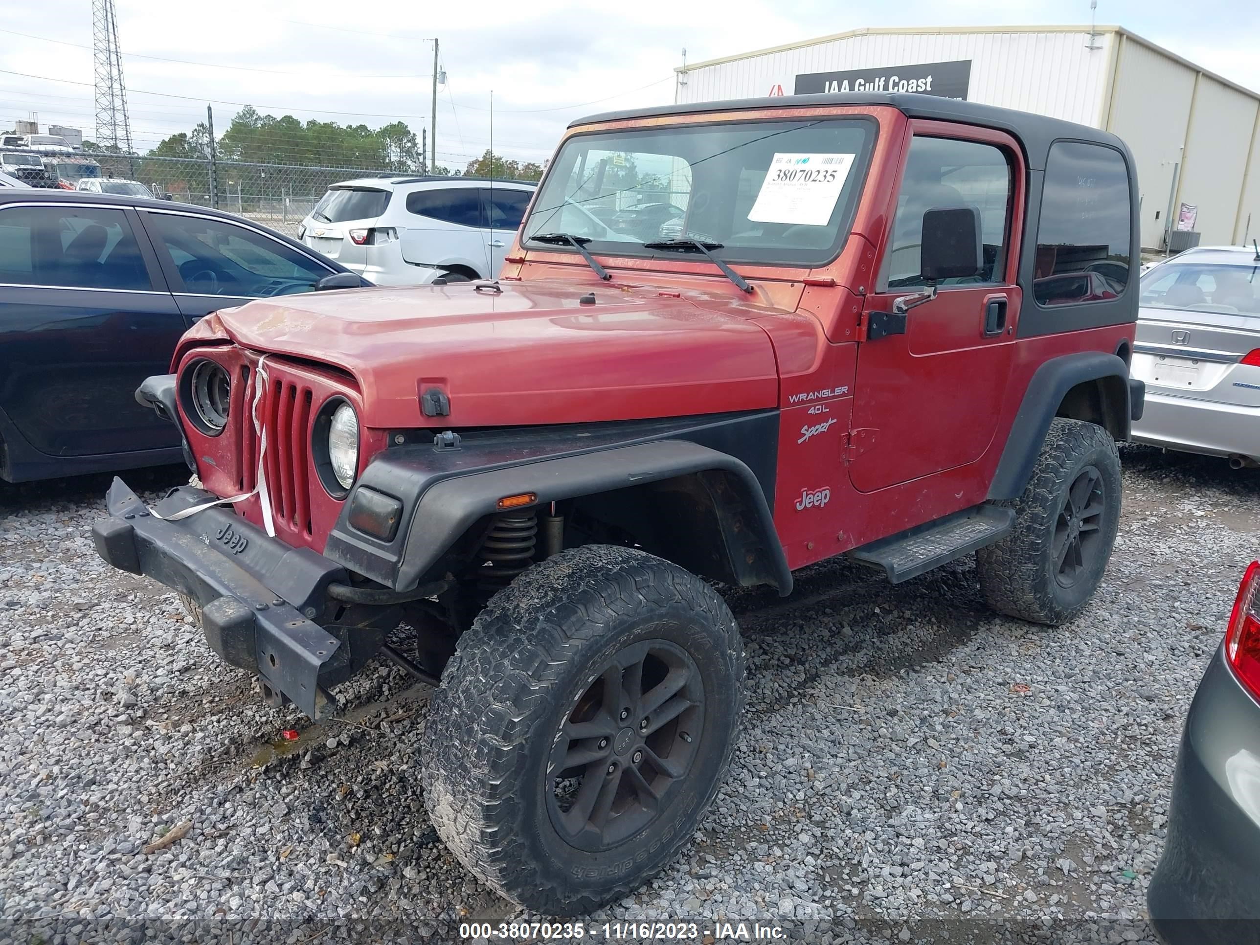 Photo 1 VIN: 1J4FY19S2XP441427 - JEEP WRANGLER 