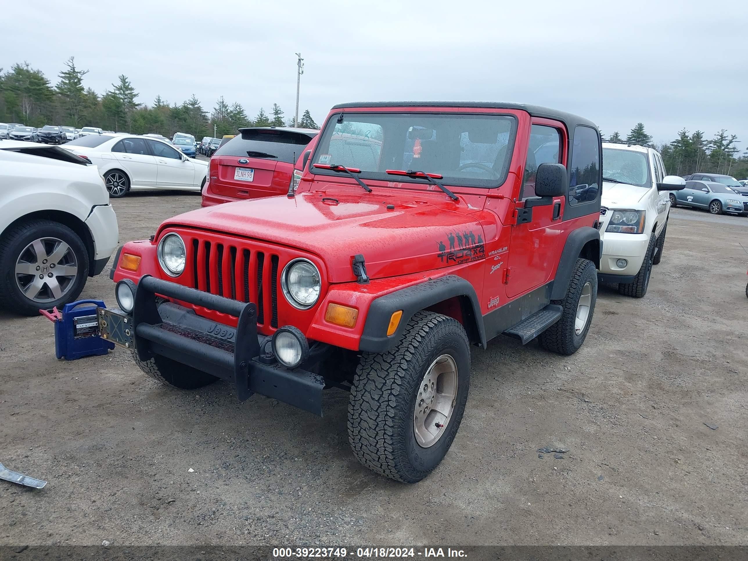 Photo 1 VIN: 1J4FY19S3XP450024 - JEEP WRANGLER 