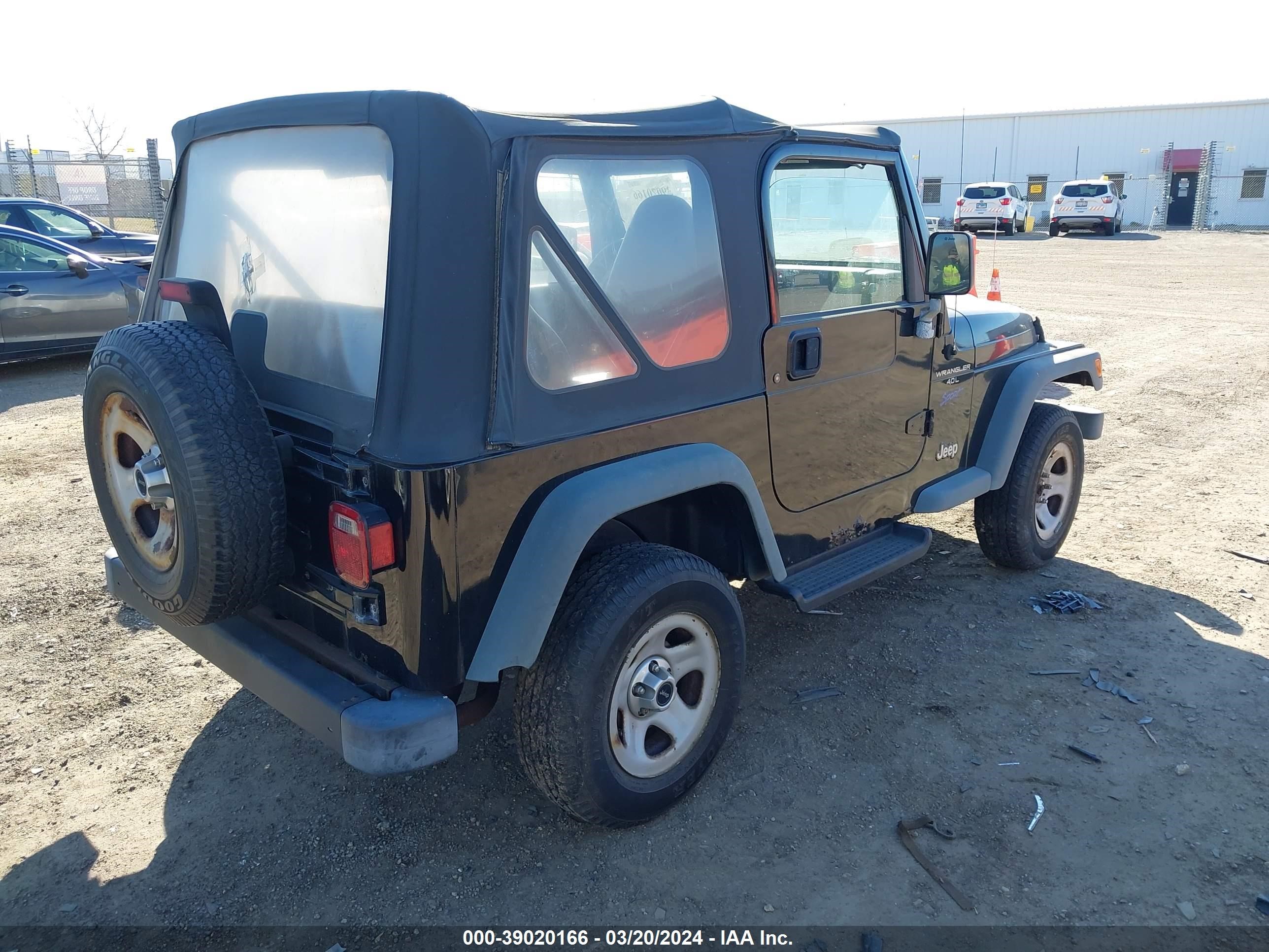 Photo 3 VIN: 1J4FY19S4WP746068 - JEEP WRANGLER 