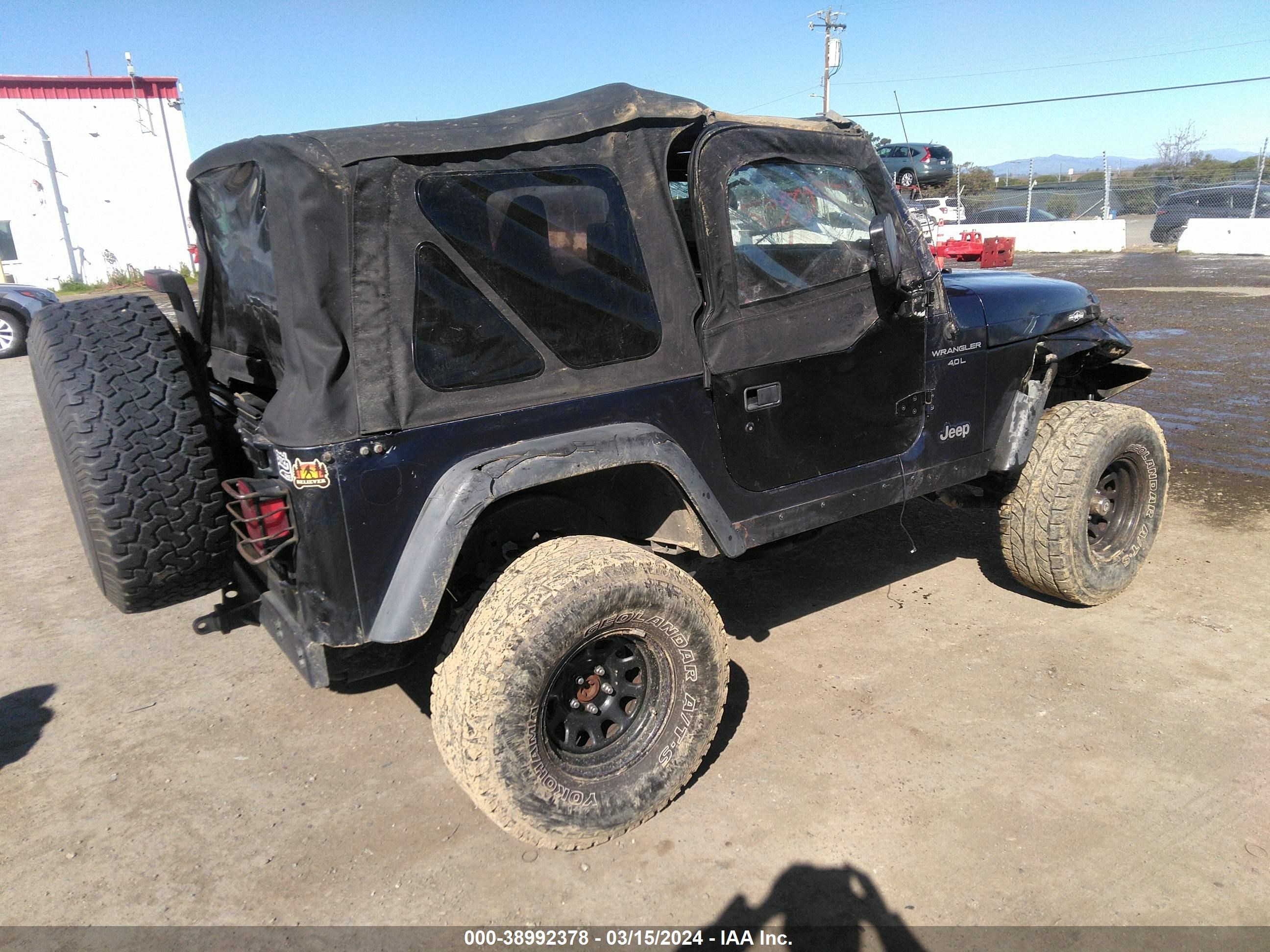 Photo 3 VIN: 1J4FY19S5VP521754 - JEEP WRANGLER 