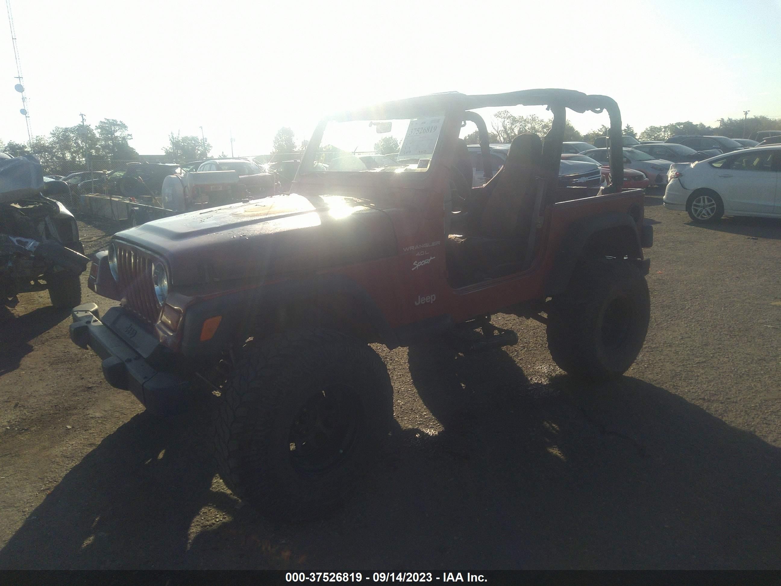 Photo 1 VIN: 1J4FY19S5WP726623 - JEEP WRANGLER 