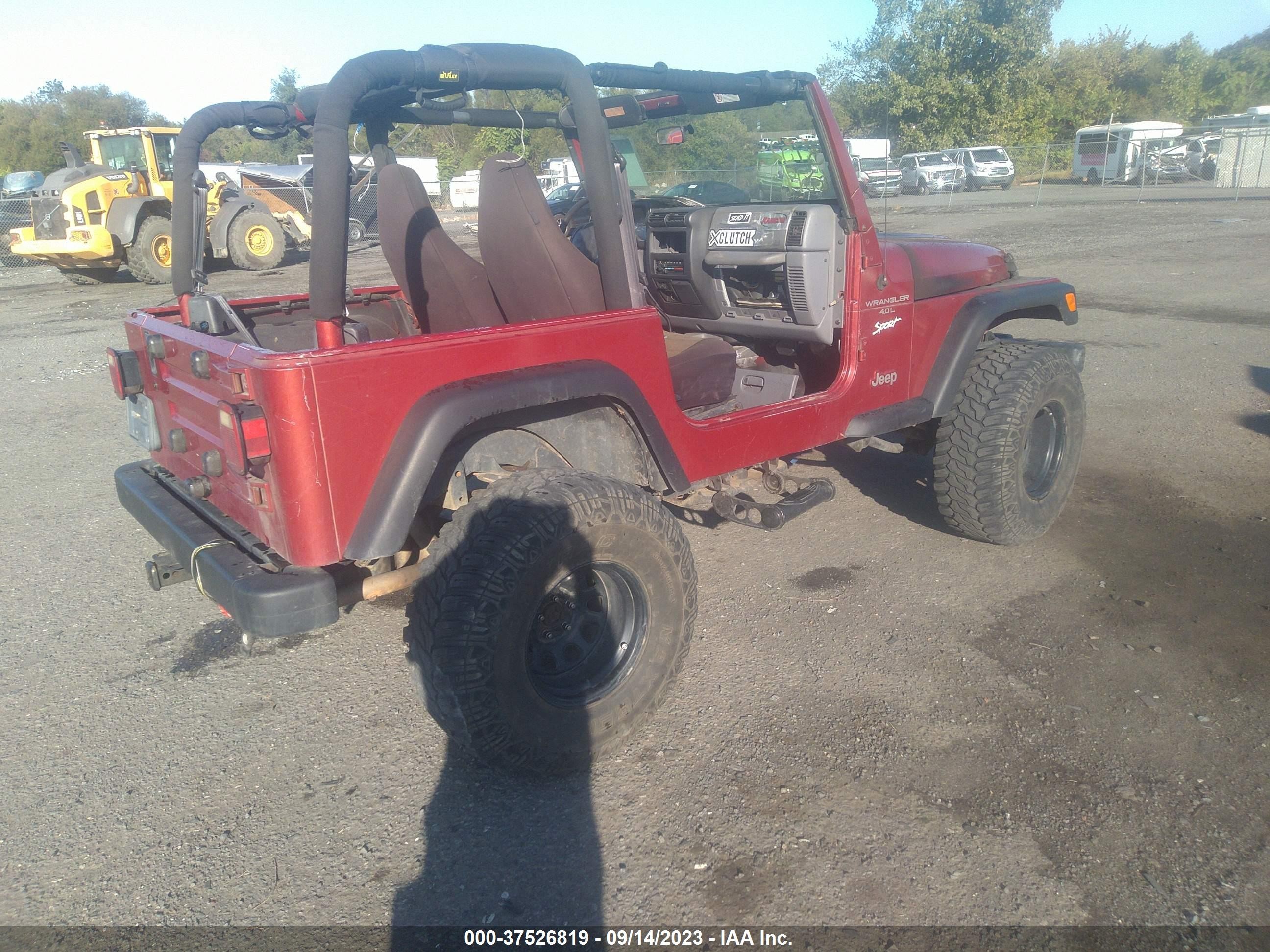 Photo 3 VIN: 1J4FY19S5WP726623 - JEEP WRANGLER 