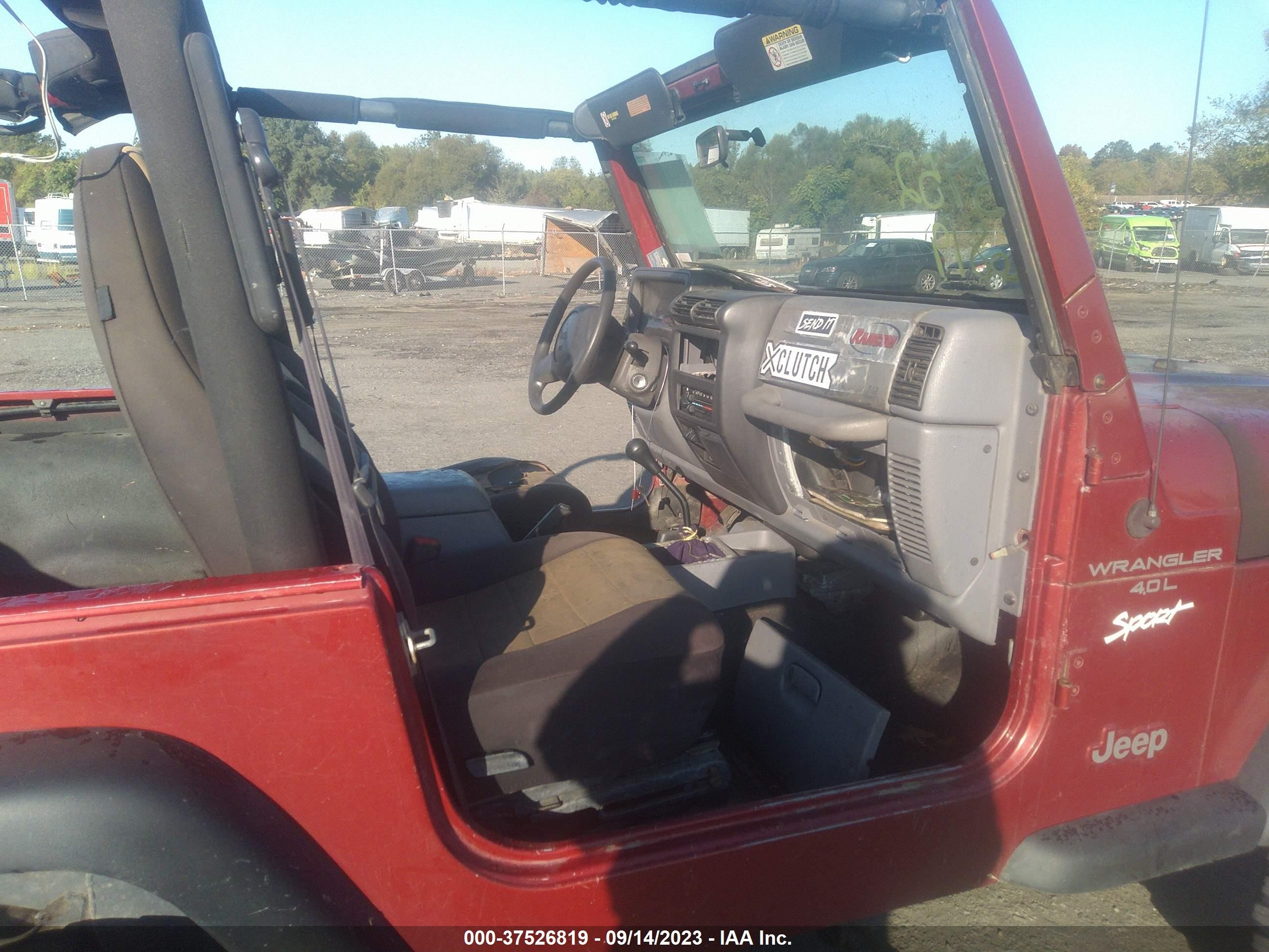 Photo 4 VIN: 1J4FY19S5WP726623 - JEEP WRANGLER 