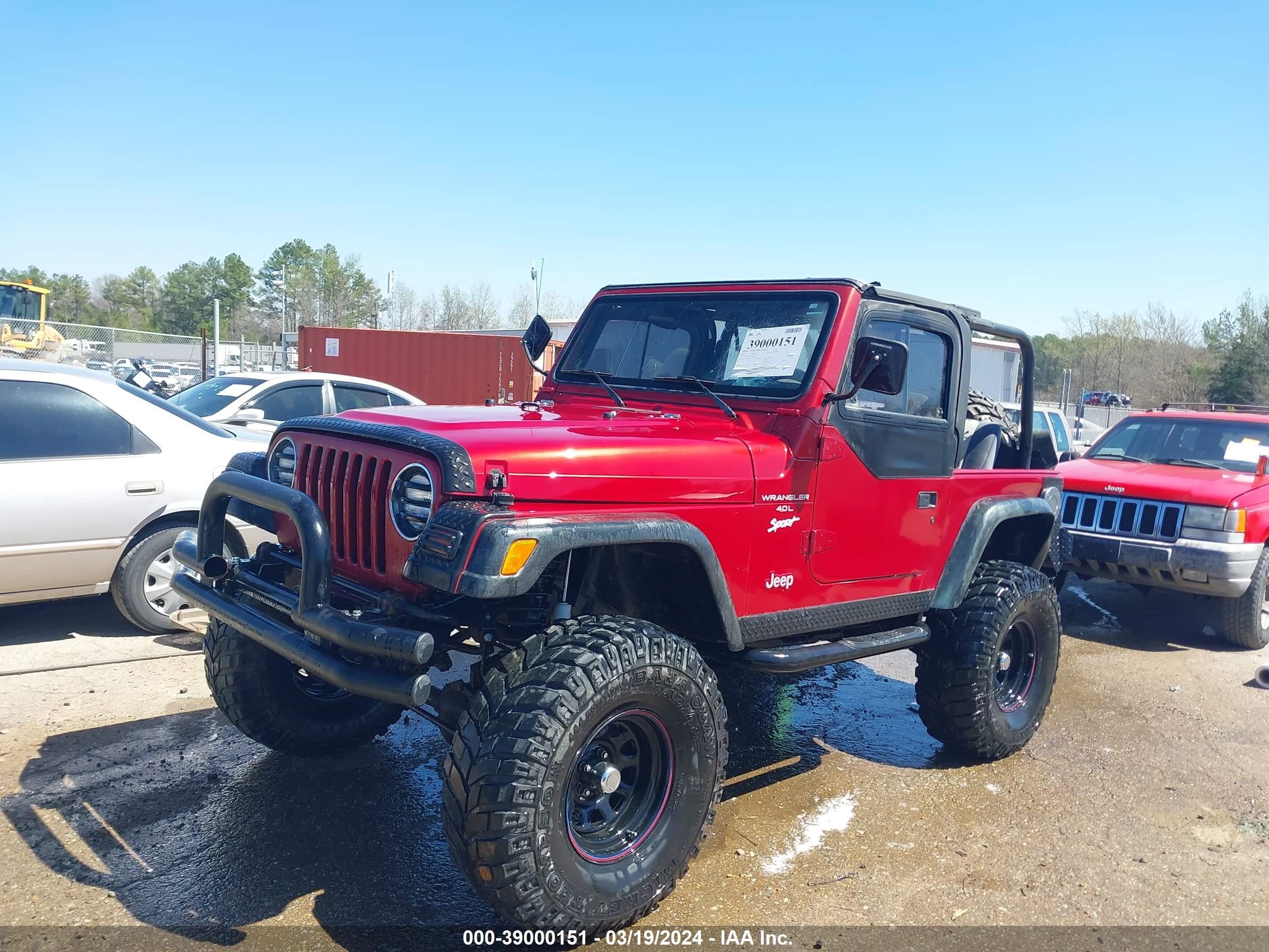 Photo 1 VIN: 1J4FY19S6WP774518 - JEEP WRANGLER 