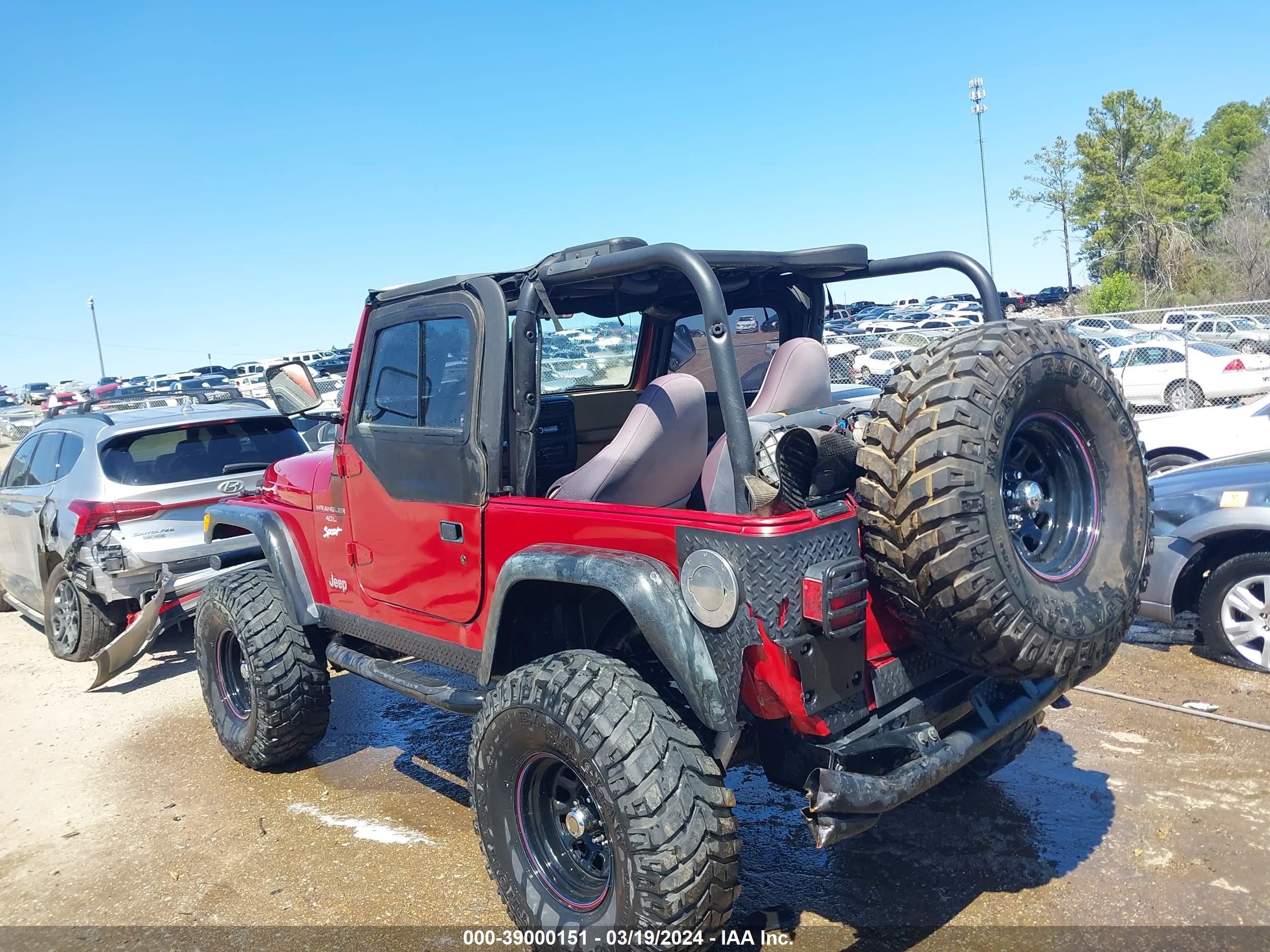 Photo 2 VIN: 1J4FY19S6WP774518 - JEEP WRANGLER 