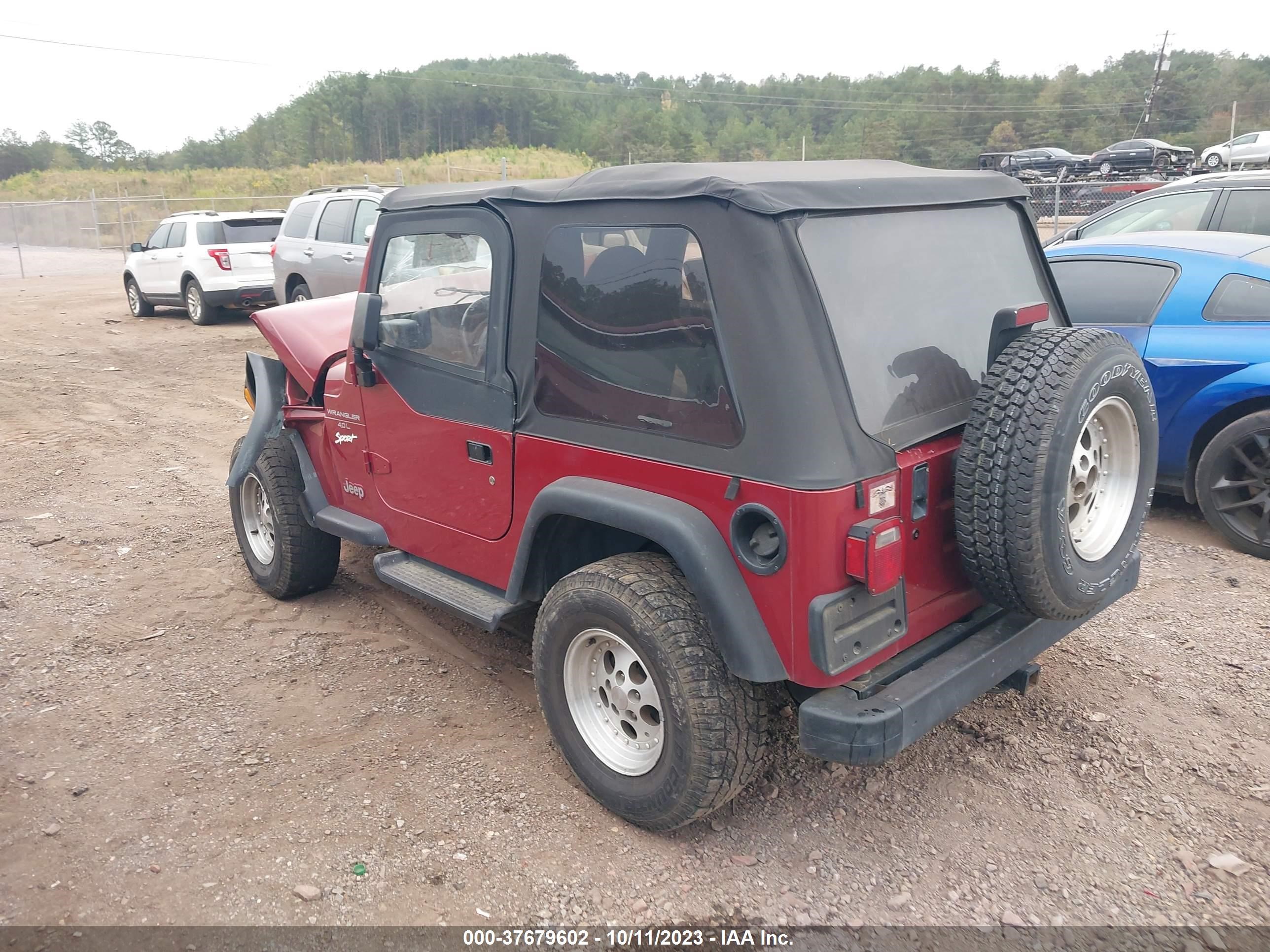 Photo 2 VIN: 1J4FY19S9WP720856 - JEEP WRANGLER 