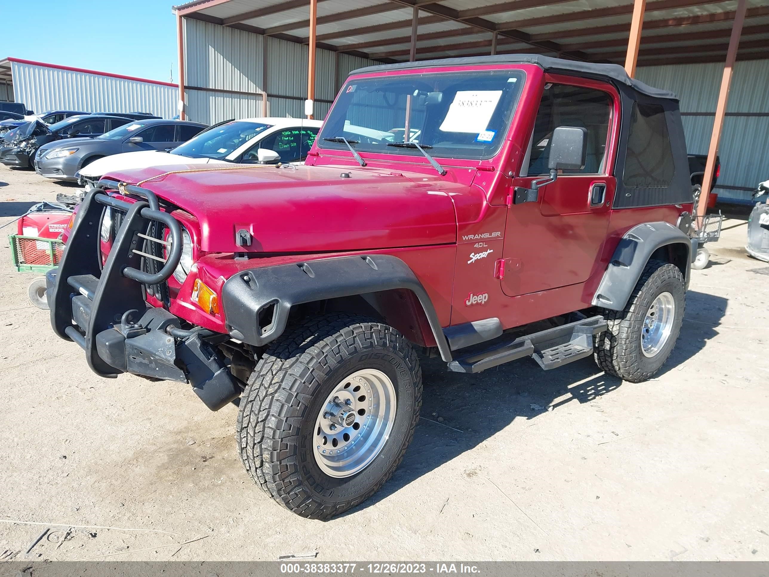 Photo 1 VIN: 1J4FY19SXWP789474 - JEEP WRANGLER 