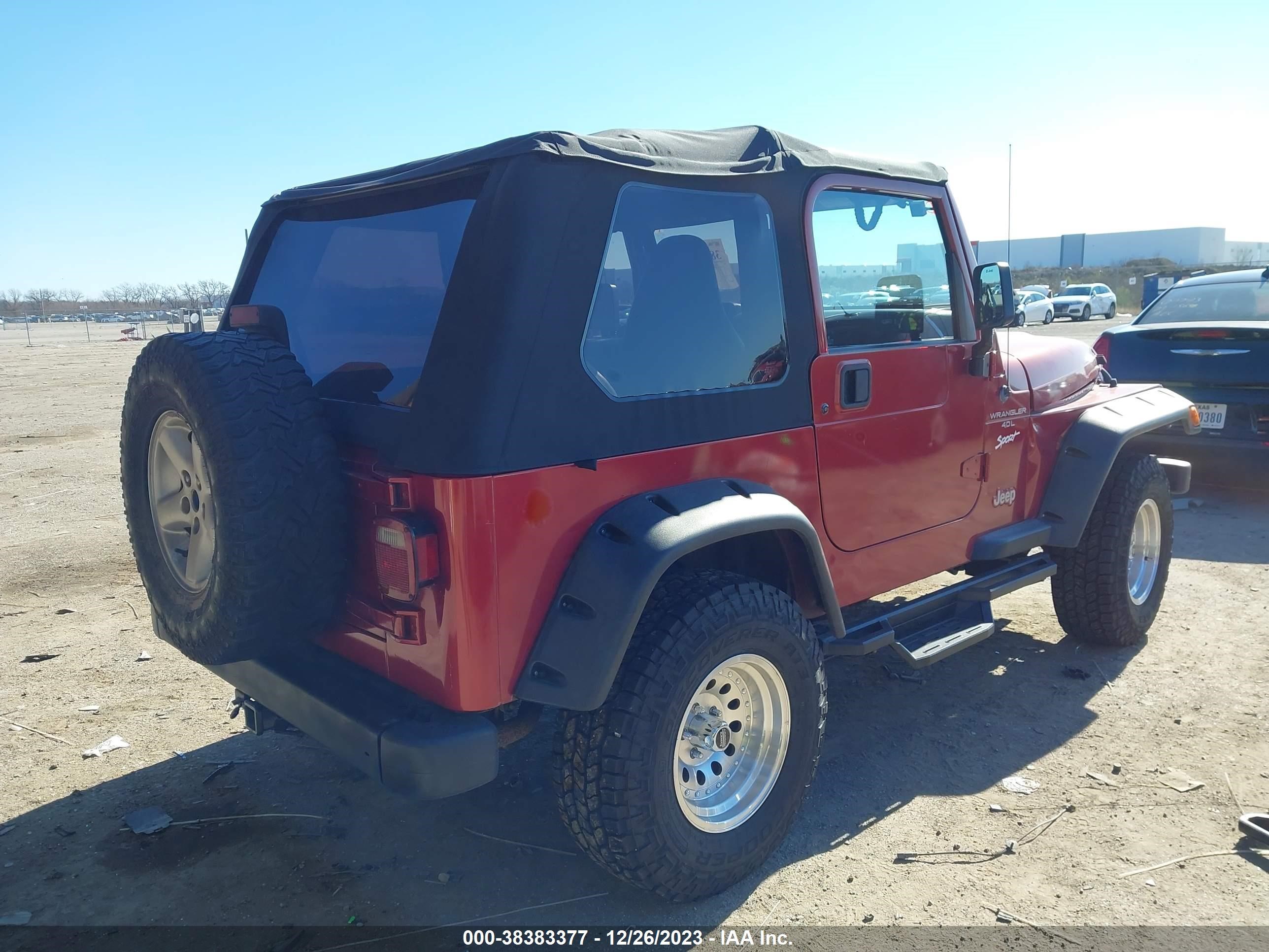 Photo 3 VIN: 1J4FY19SXWP789474 - JEEP WRANGLER 