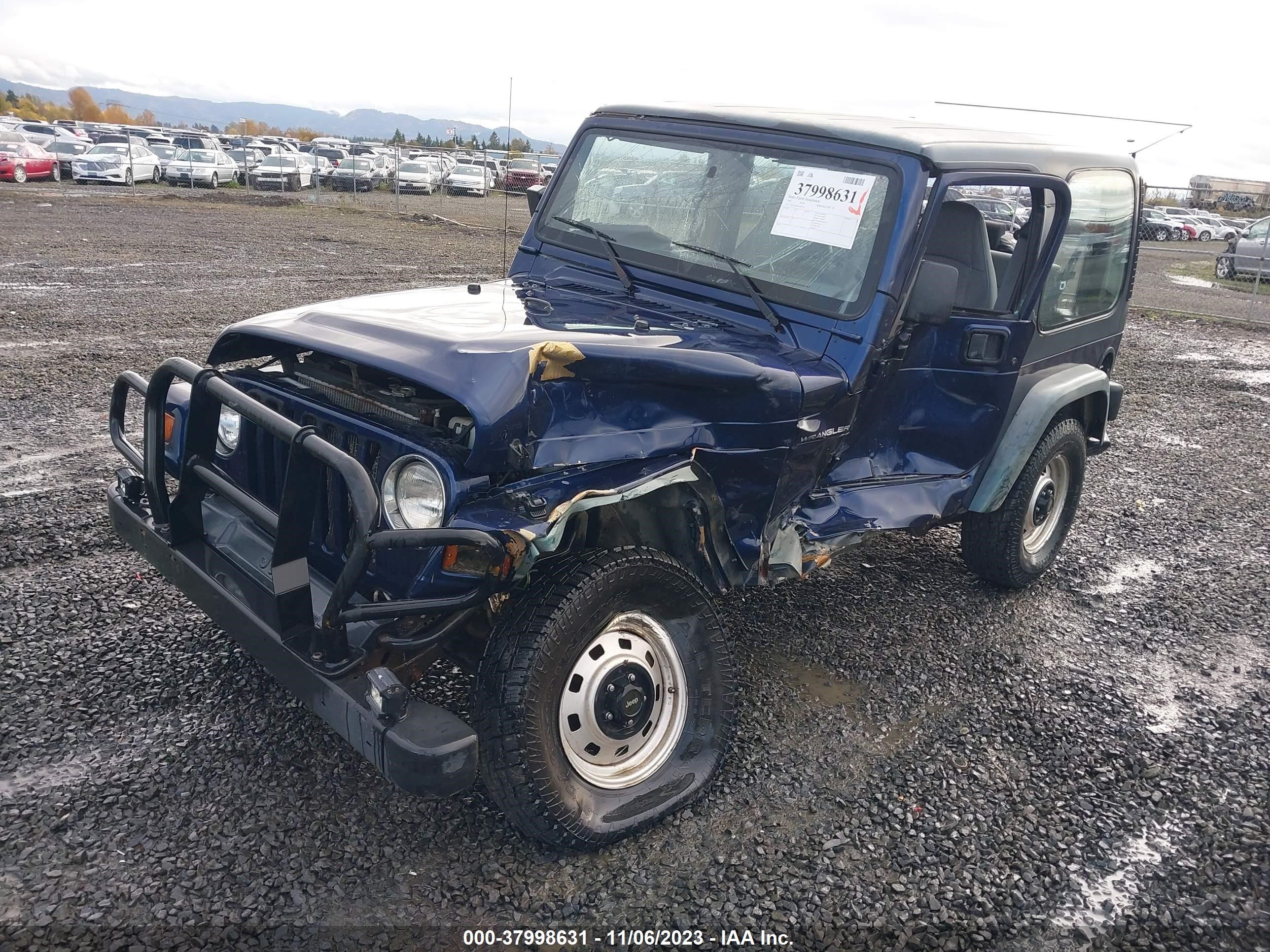 Photo 1 VIN: 1J4FY29P6VP500722 - JEEP WRANGLER 