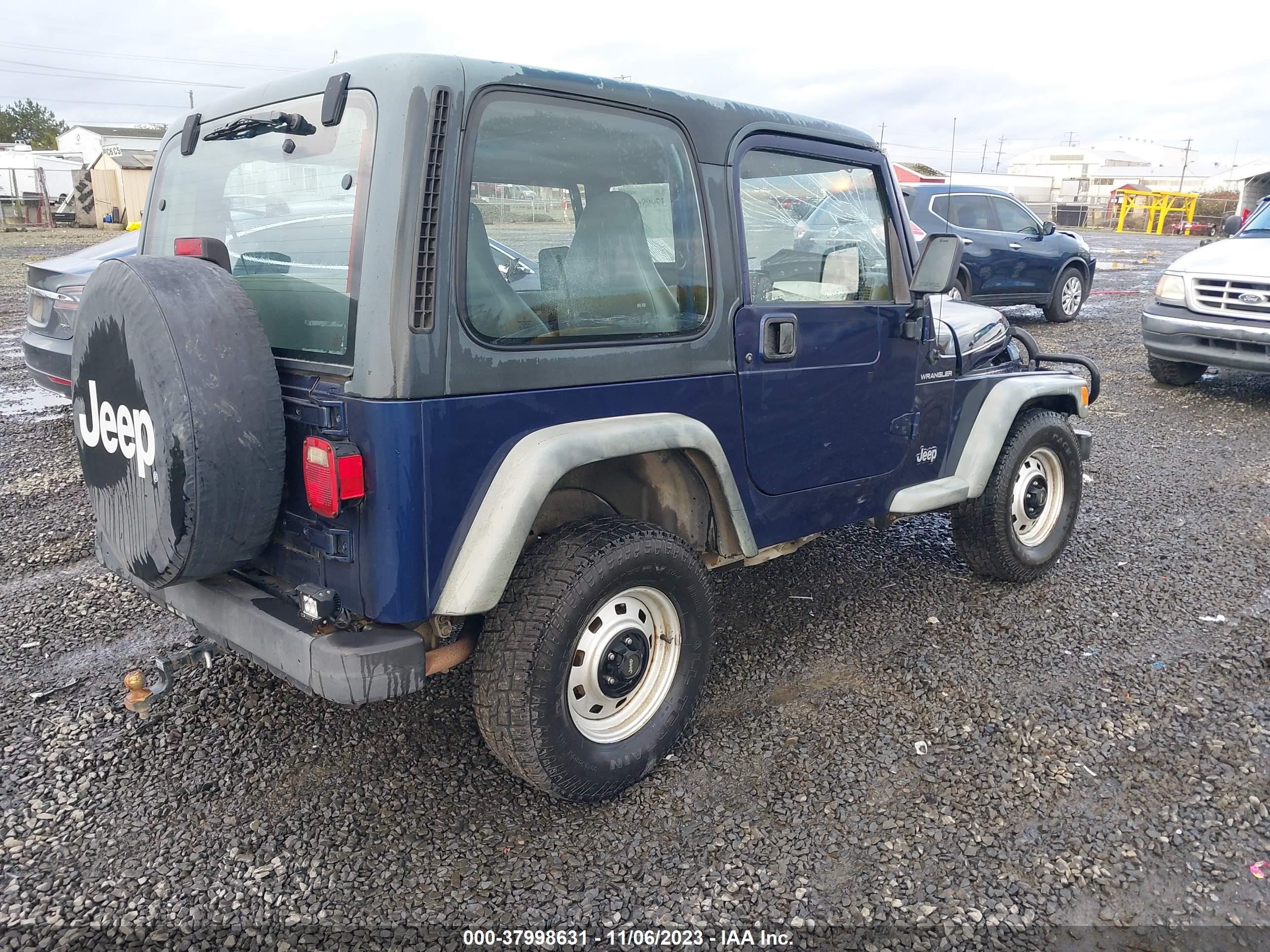 Photo 3 VIN: 1J4FY29P6VP500722 - JEEP WRANGLER 