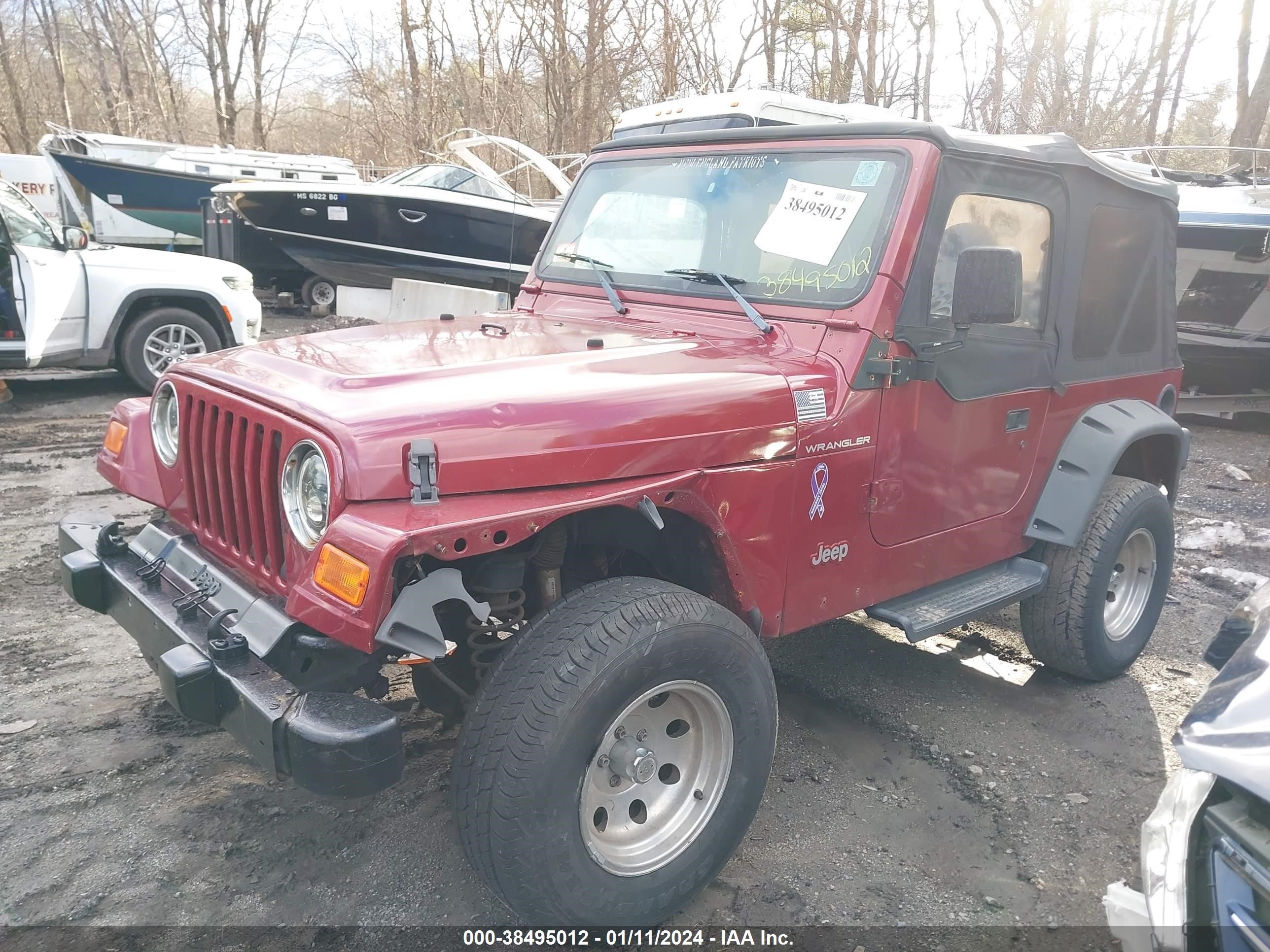 Photo 1 VIN: 1J4FY29P6WP747059 - JEEP WRANGLER 