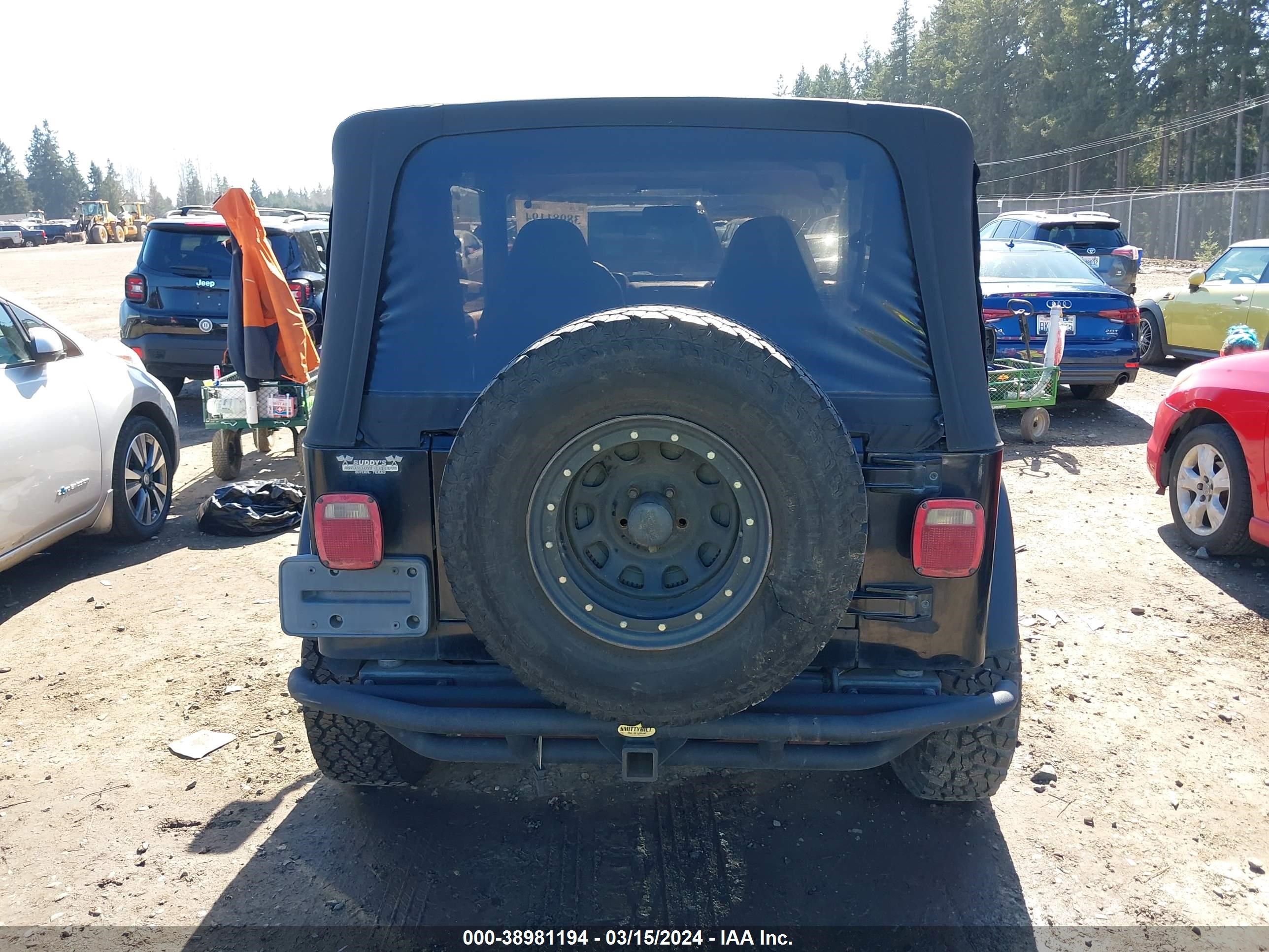 Photo 15 VIN: 1J4FY49S6XP454795 - JEEP WRANGLER 