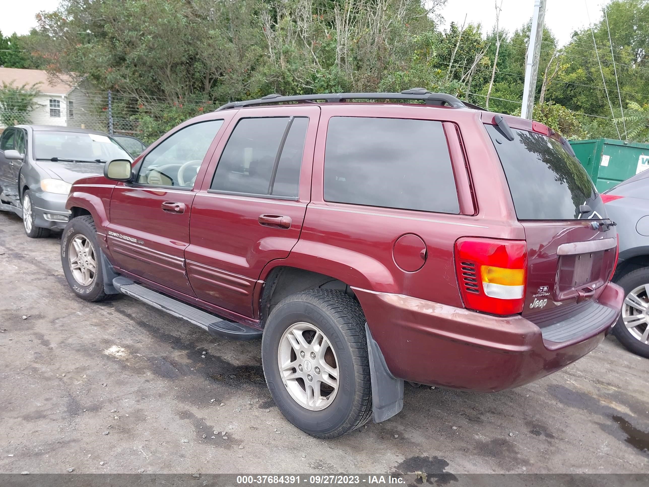 Photo 2 VIN: 1J4G258S3YC103056 - JEEP GRAND CHEROKEE 