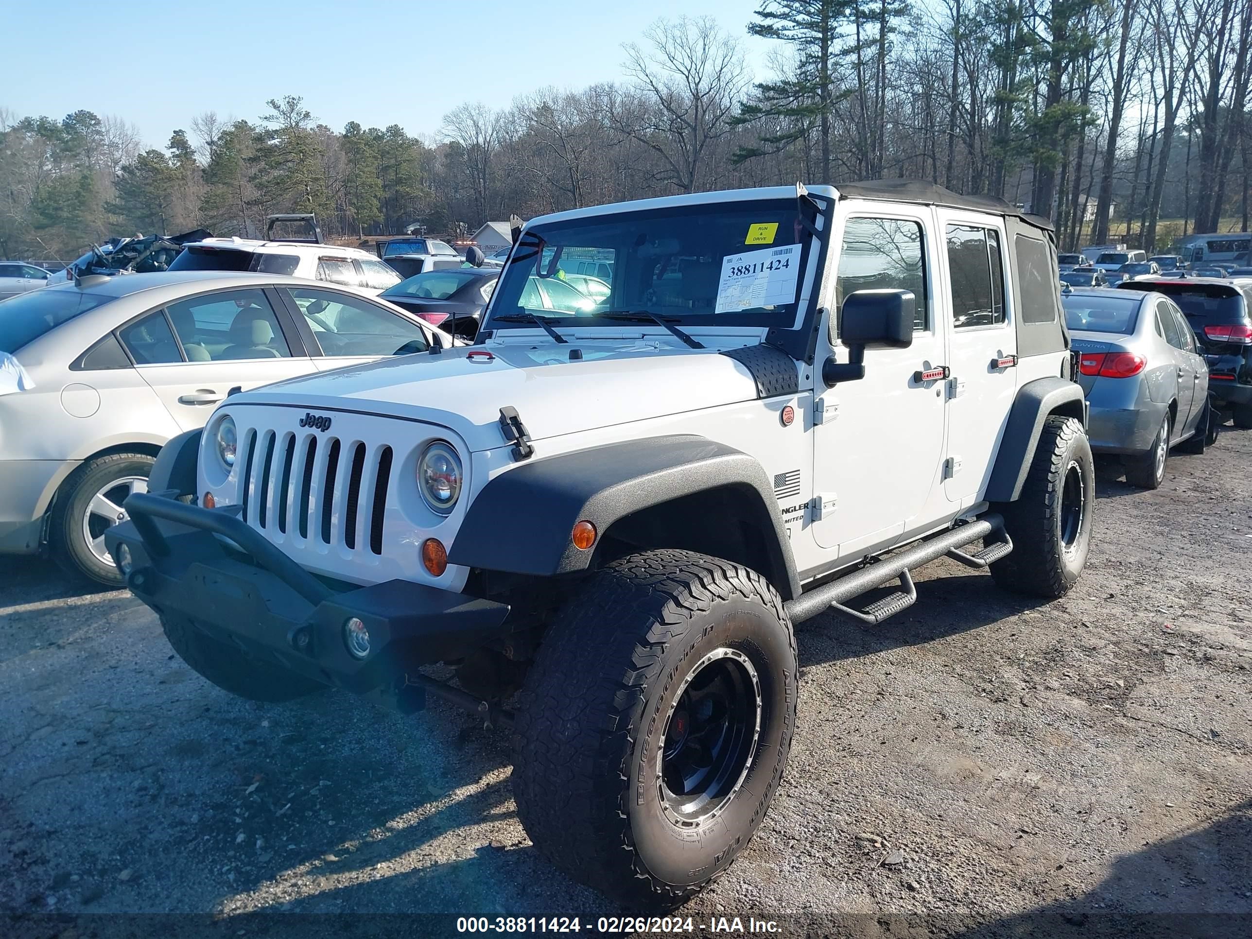 Photo 1 VIN: 1J4GA39128L562754 - JEEP WRANGLER 