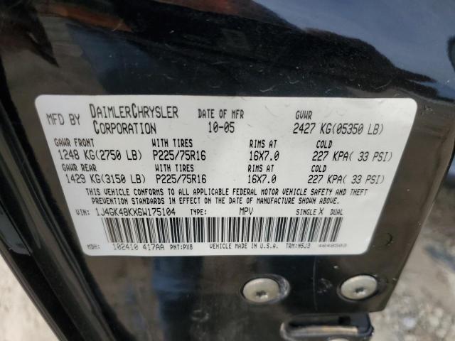 Photo 12 VIN: 1J4GK48KX6W175104 - JEEP LIBERTY 